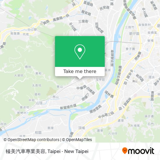 轃美汽車專業美容 map