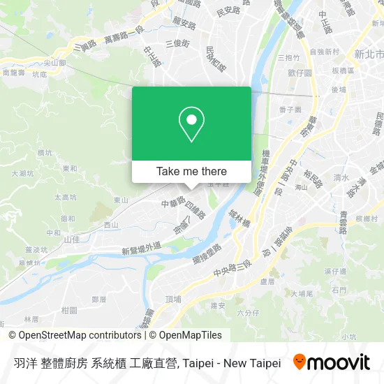 羽洋 整體廚房 系統櫃 工廠直營 map