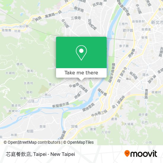 芯庭餐飲店 map