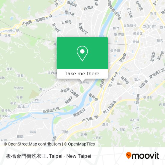 板橋金門街洗衣王 map