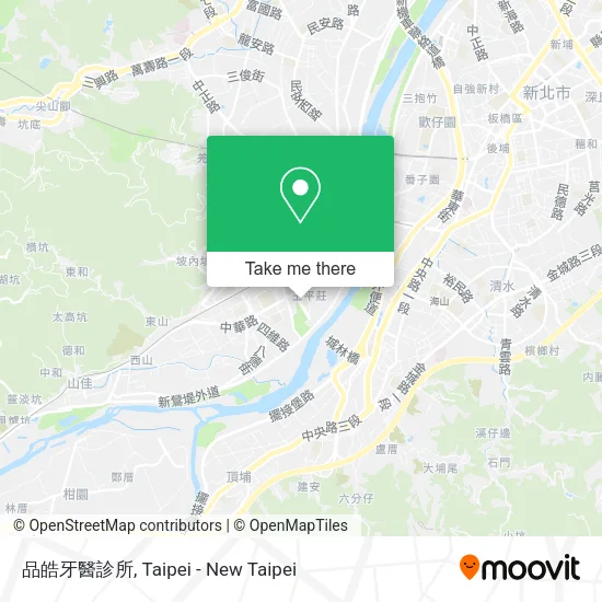 品皓牙醫診所地圖