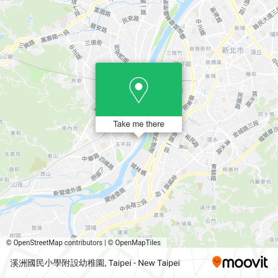 溪洲國民小學附設幼稚園地圖