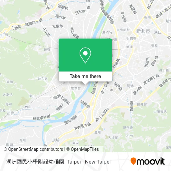 溪洲國民小學附設幼稚園地圖