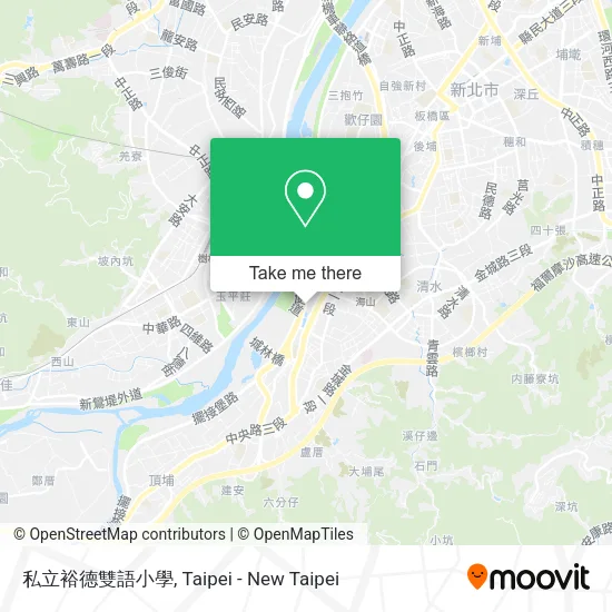 私立裕德雙語小學地圖