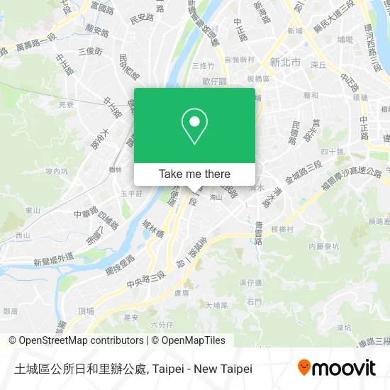 土城區公所日和里辦公處地圖