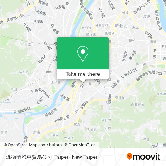 濂衡晴汽車貿易公司 map