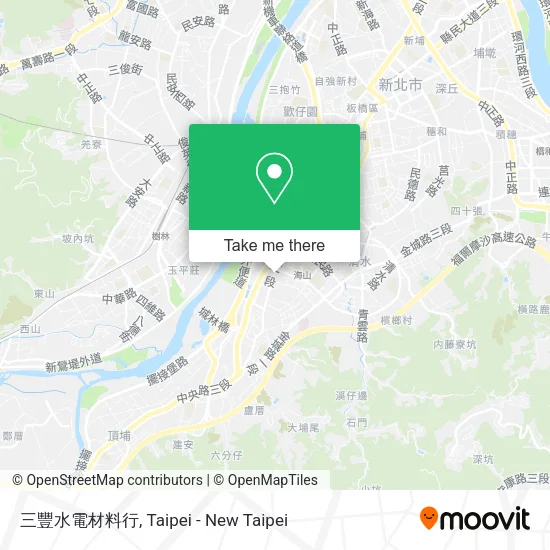三豐水電材料行地圖