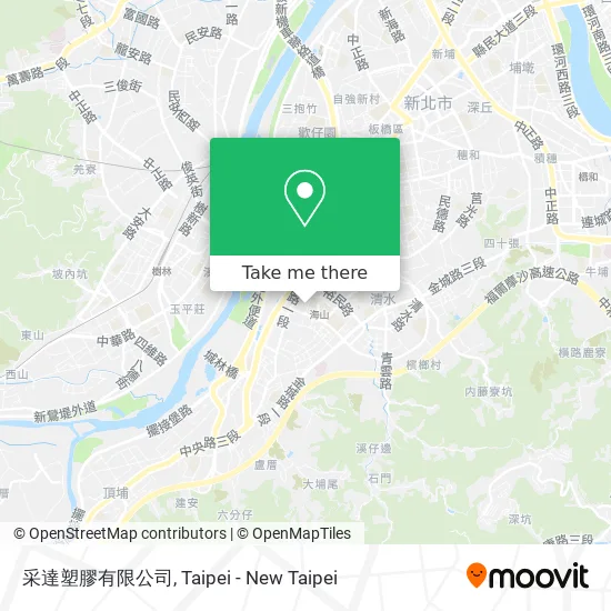 采達塑膠有限公司地圖