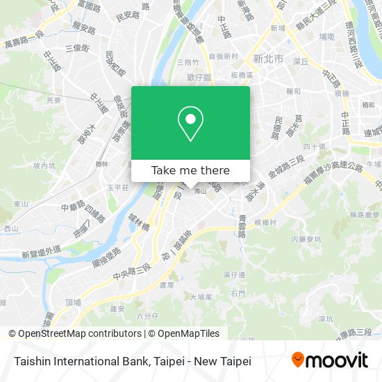 Taishin International Bank map