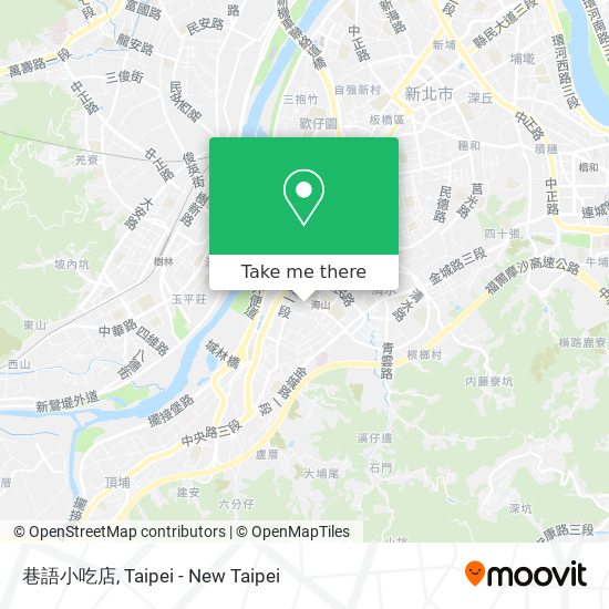 巷語小吃店 map