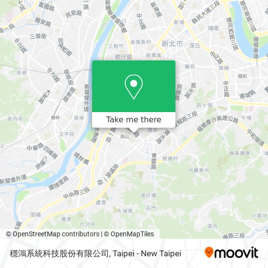 穩鴻系統科技股份有限公司 map