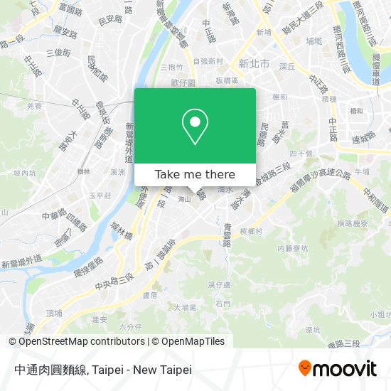 中通肉圓麵線 map