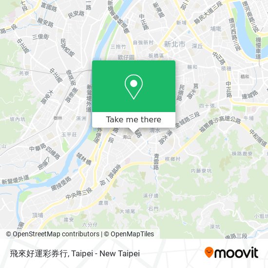 飛來好運彩券行 map