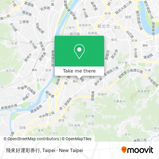 飛來好運彩券行 map