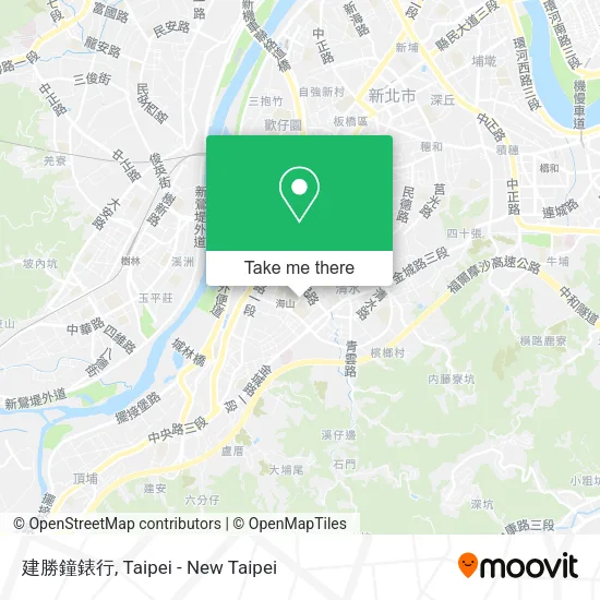 建勝鐘錶行地圖