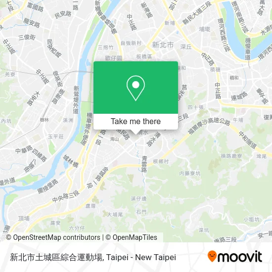 新北市土城區綜合運動場地圖