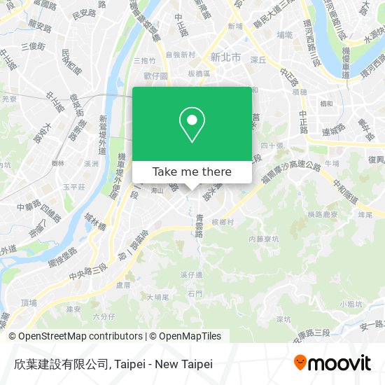 欣葉建設有限公司 map