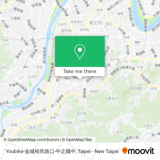 Youbike-金城裕民路口-中正國中 map