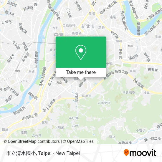 市立清水國小地圖