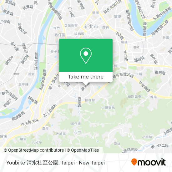 Youbike-清水社區公園 map