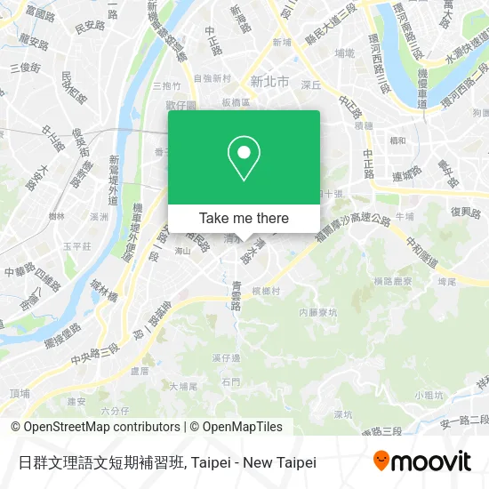日群文理語文短期補習班地圖