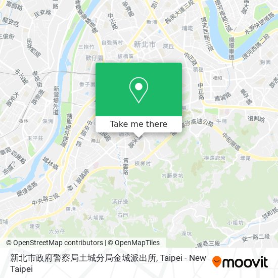 新北市政府警察局土城分局金城派出所 map