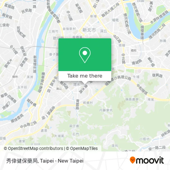 秀偉健保藥局 map