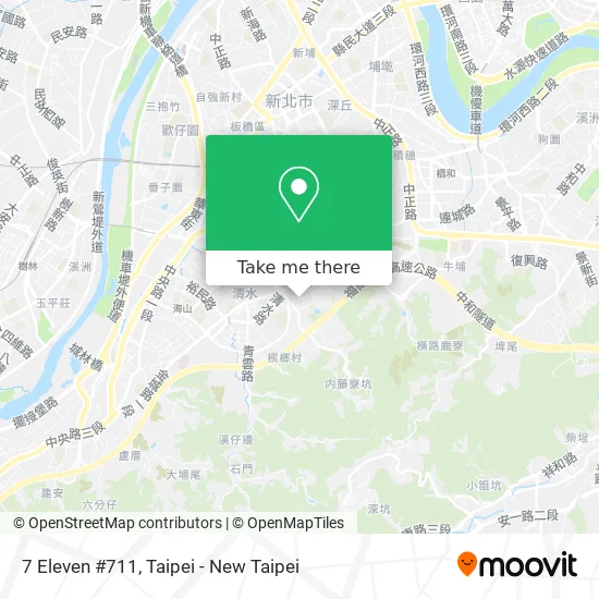 7 Eleven #711 map