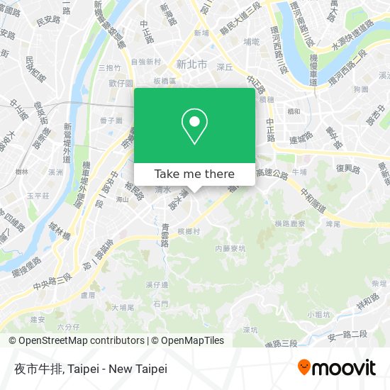 夜市牛排 map