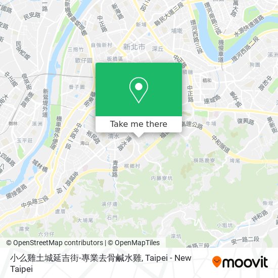 小么雞土城延吉街-專業去骨鹹水雞 map