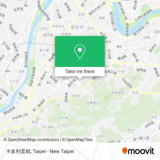 卡多利蛋糕地圖