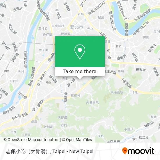 志佩小吃（大骨湯）地圖