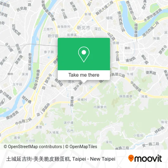 土城延吉街-美美脆皮雞蛋糕地圖