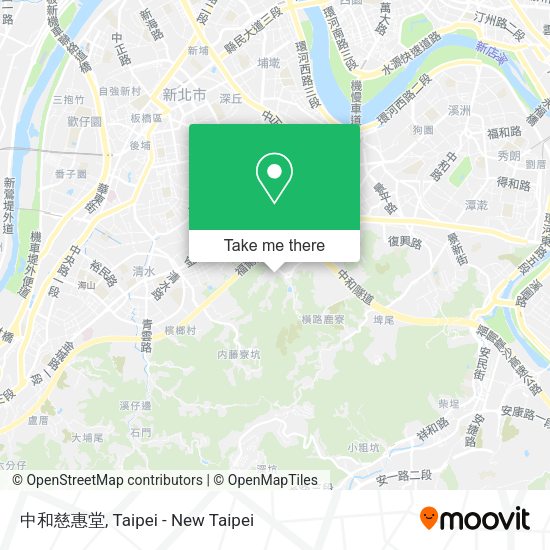 中和慈惠堂地圖