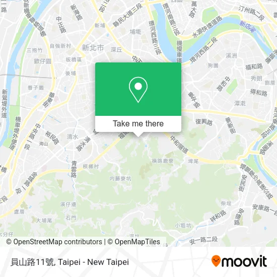 員山路11號地圖