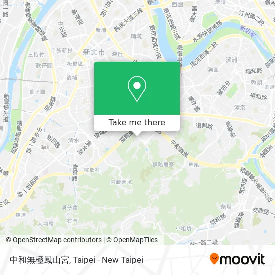 中和無極鳳山宮地圖
