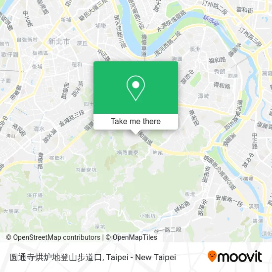 圆通寺烘炉地登山步道口 map