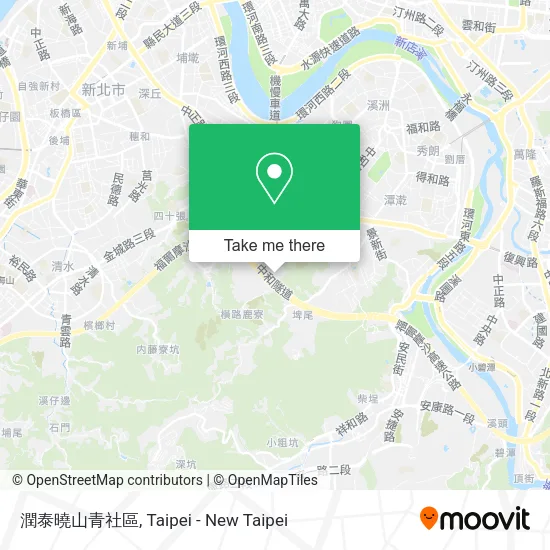 潤泰曉山青社區地圖