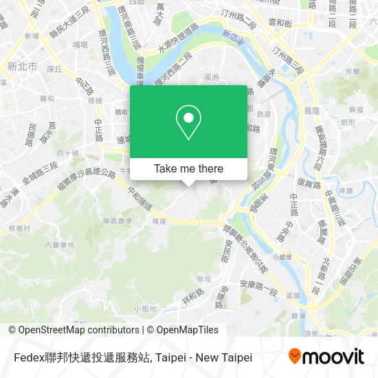 Fedex聯邦快遞投遞服務站 map