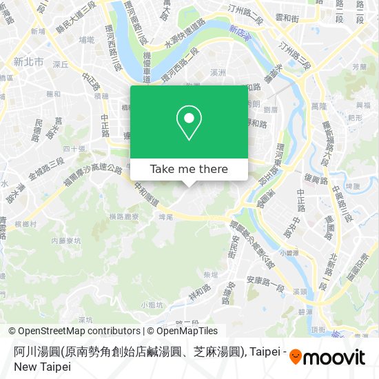 阿川湯圓(原南勢角創始店鹹湯圓、芝麻湯圓) map