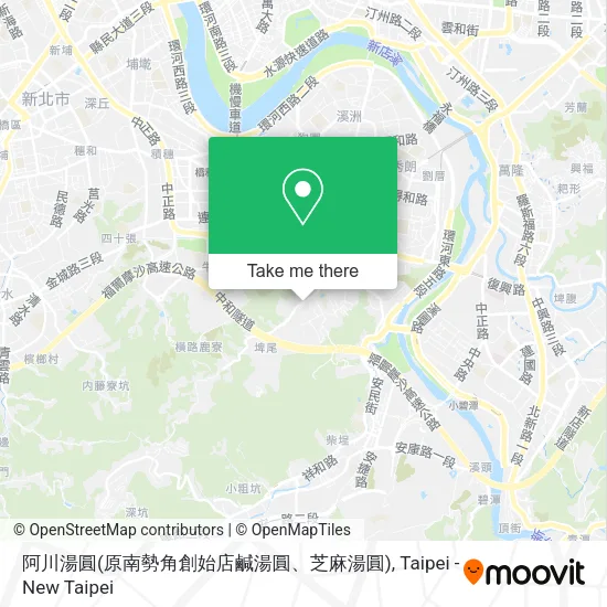 阿川湯圓(原南勢角創始店鹹湯圓、芝麻湯圓) map
