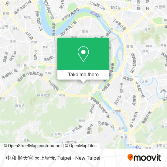 中和 順天宮 天上聖母 map