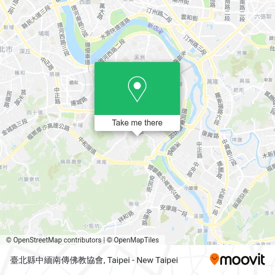 臺北縣中緬南傳佛教協會地圖