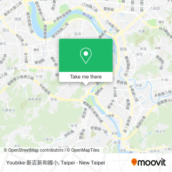 Youbike-新店新和國小 map