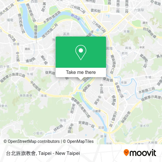 台北旌旗教會地圖
