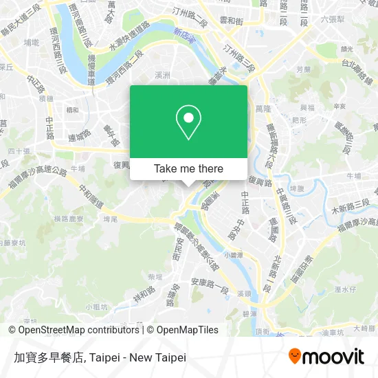 加寶多早餐店地圖