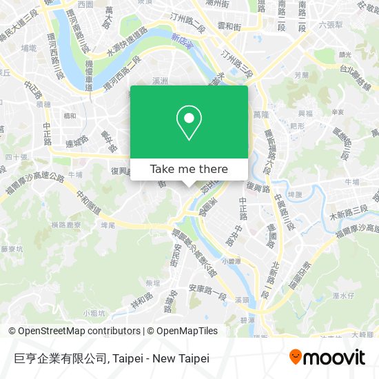 巨亨企業有限公司地圖