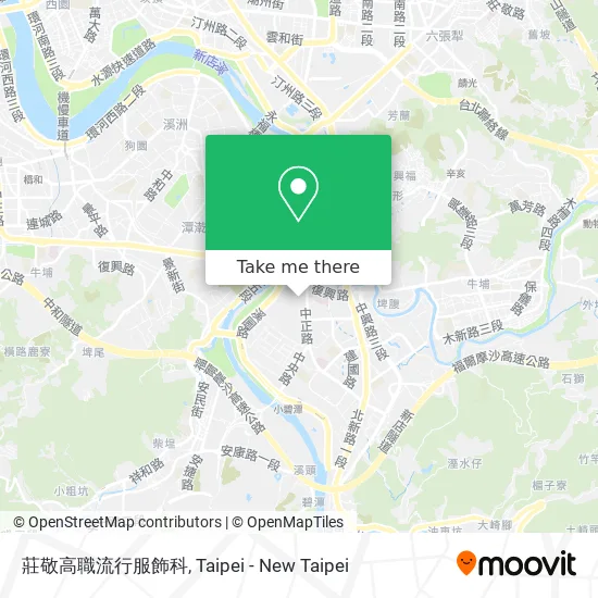 莊敬高職流行服飾科地圖