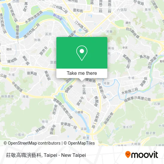 莊敬高職演藝科地圖