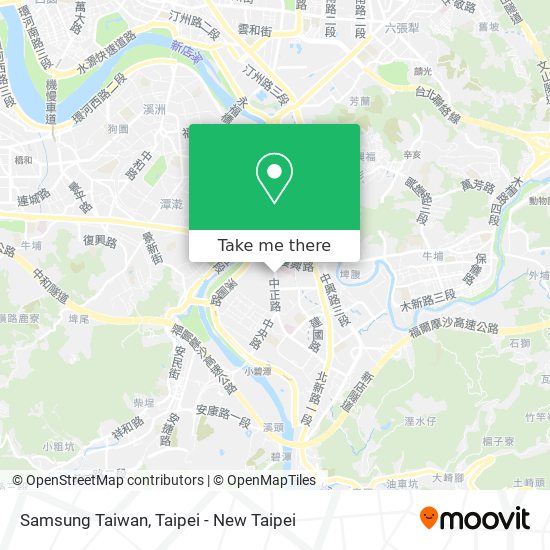 Samsung Taiwan map